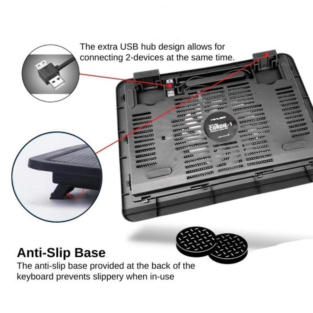 Suporte Notebook Refrigerada Gamer Led Super Potente Hub Usb - 5