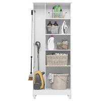 Armário Multiuso Ambiente Jade Branco Brilho - Moval - 3