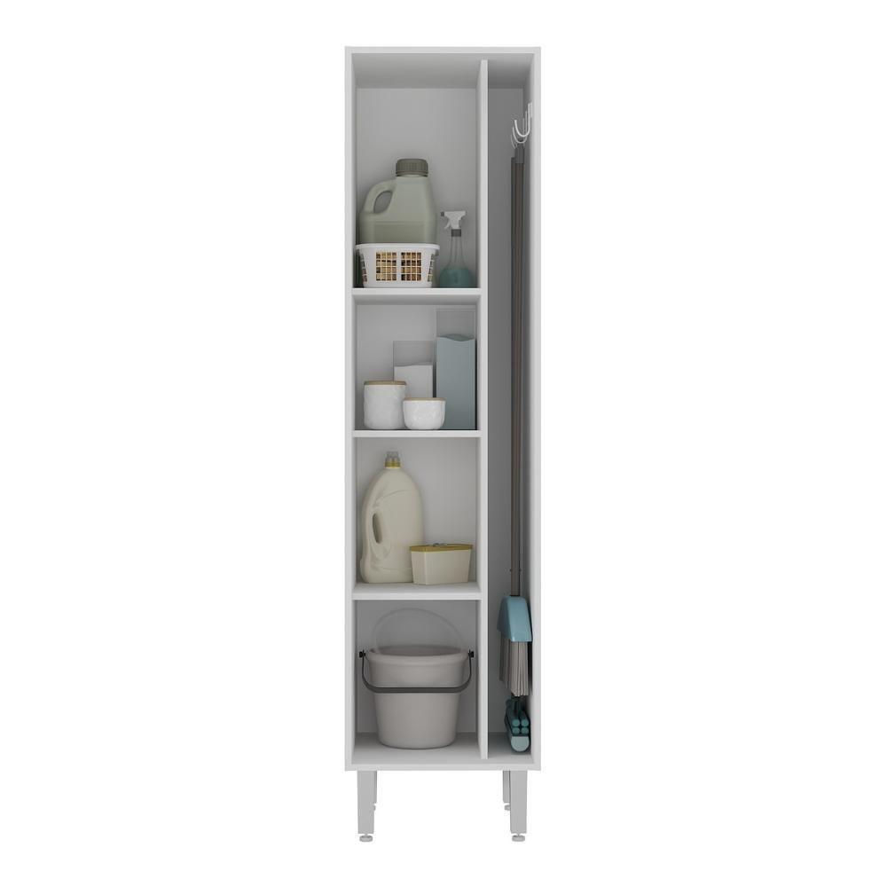Armário De Lavanderia Multiuso Com 1 Porta 45cm Multimóveis Cr30040 Branco - 5