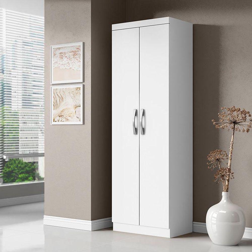 Armário Multiuso 2 Portas New 2000192 Branco Tx - Aramóveis - 4