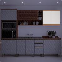 Armário De Cozinha Aéreo Com 2 Portas 80cm Multimóveis Cr20394 Freijó-branco - 7