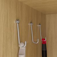 Armário Multiuso Ambiente Versatill 2 Portas Com Chave Carvalho Americano Off White - Incorplac - 7