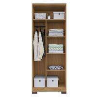 Armário Multiuso Versatile 2 Portas Com Chave Carvalho Americano Off White - Incorplac - 5