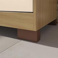 Armário Multiuso Versatile 2 Portas Com Chave Carvalho Americano Off White - Incorplac - 10