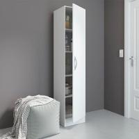 Armário Multuso Com 1 Porta 39x182cm Mdp Menu Móveis Branco - 1