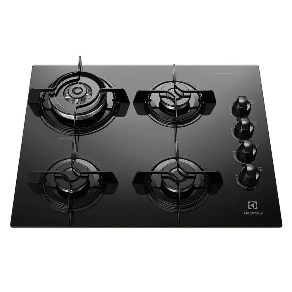 Cooktop 4 Bocas Electrolux A Gás Com Tripla Chama KE4TP Bivolt - 1