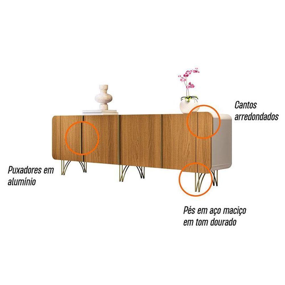 Buffet Saluti Off White Cinamomo - Hb Móveis - 6
