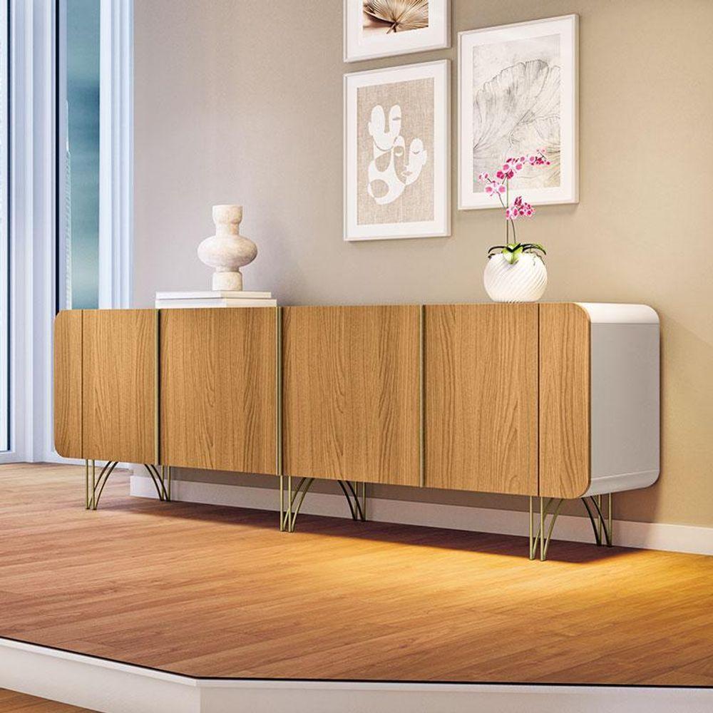 Buffet Saluti Off White Cinamomo - Hb Móveis - 9