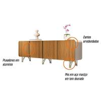 Buffet Saluti Off White Cinamomo - Hb Móveis - 6