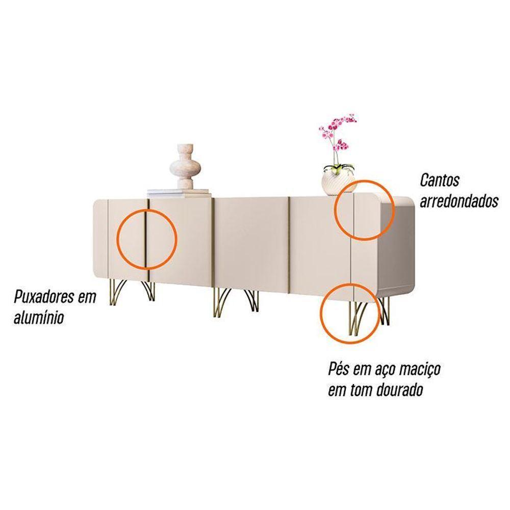 Buffet Saluti Off White - Hb Móveis - 6