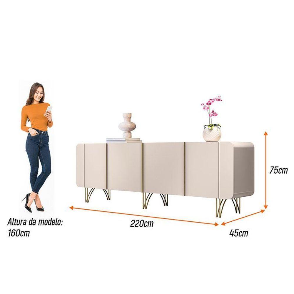 Buffet Saluti Off White - Hb Móveis - 7