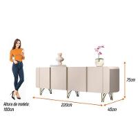 Buffet Saluti Off White - Hb Móveis - 7