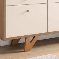 Buffet Soft Castanho Off White - Hb Móveis - 3