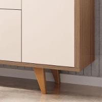 Buffet Melodia Off White Castanho - Hb Móveis - 3