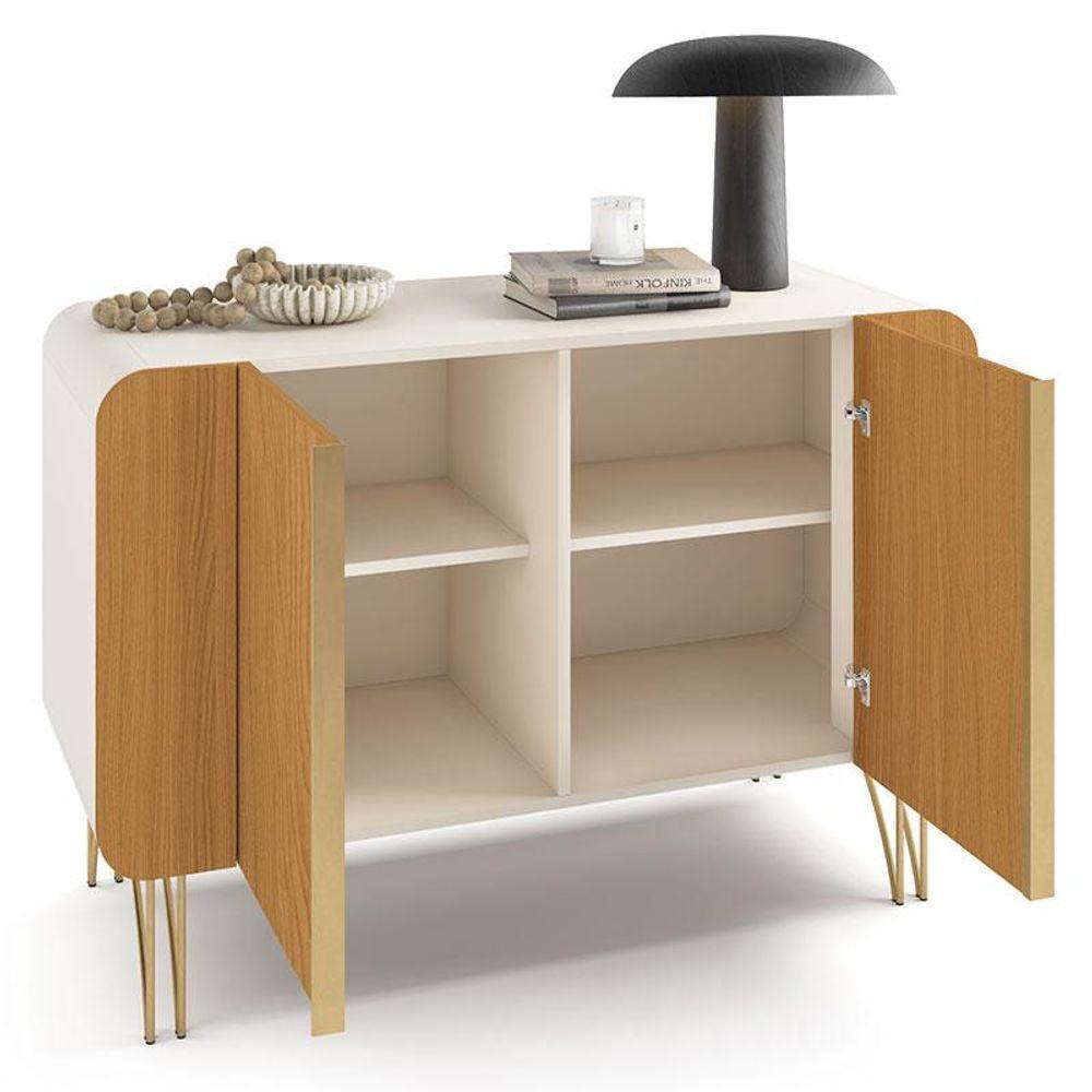 Buffet Benvenuto Off White Cinamomo - Hb Móveis - 6
