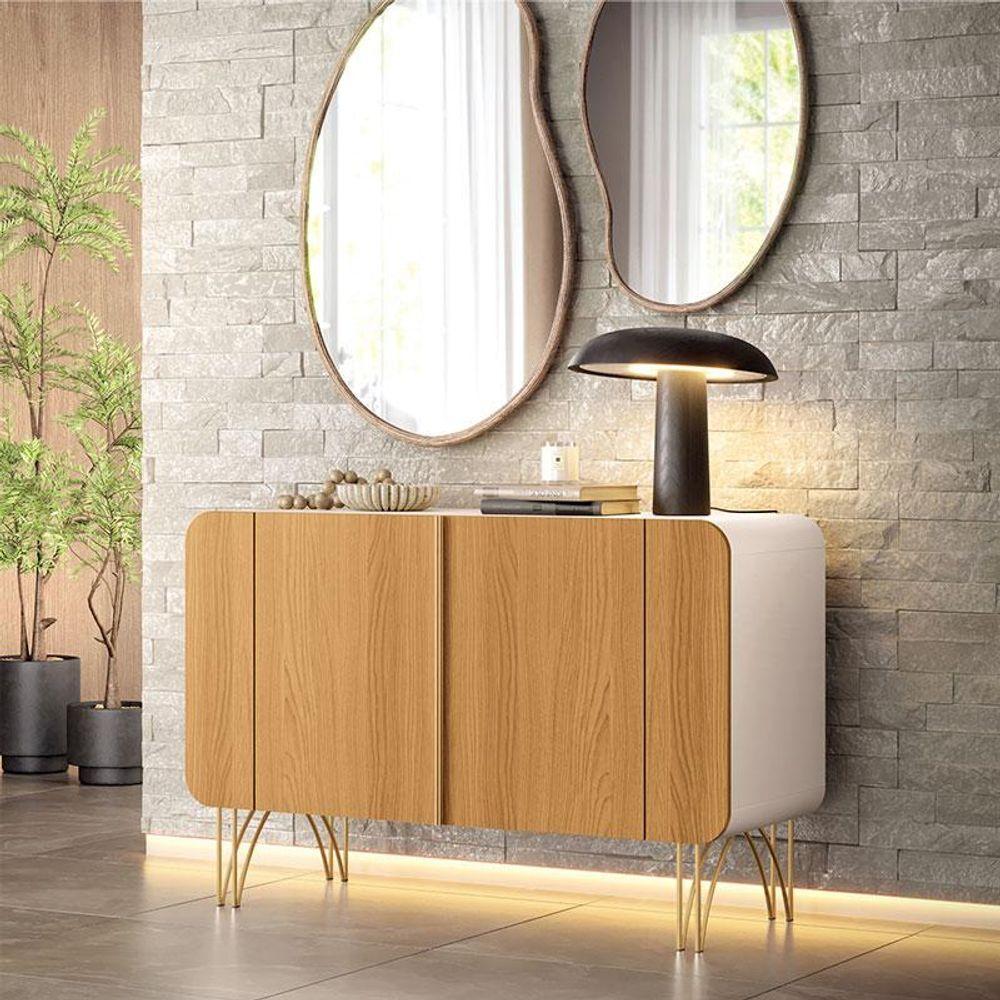 Buffet Benvenuto Off White Cinamomo - Hb Móveis - 8