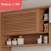 Cozinha Completa Modulada 5 Peças Com Balcão Multimóveis Cr20408 Freijó-branco - 5