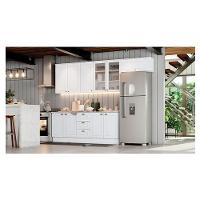 Cozinha Modulada Nova York 6 Peças Branco Hp Com Tampo Calcare - Henn - 3