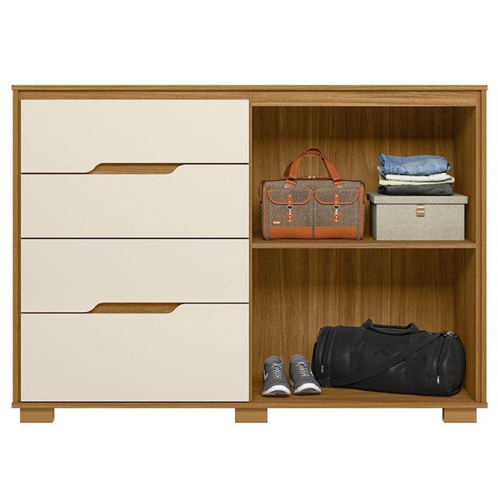 Cômoda Ambiente Texas Freijó Off White - Moval - 3