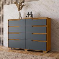 Cômoda Gaveteiro Ambiente Georgia Freijó Cinza - Moval - 1