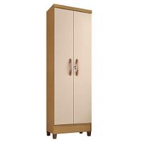 Cômoda Cannes 5 Gavetas E Armário Multiuso Egito Carvalho Americano Off White - Incorplac