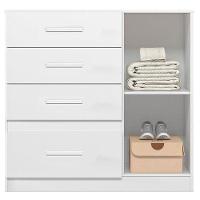 Cômoda Sapateira Infantil Vênus Branco Flex - Moval - 3