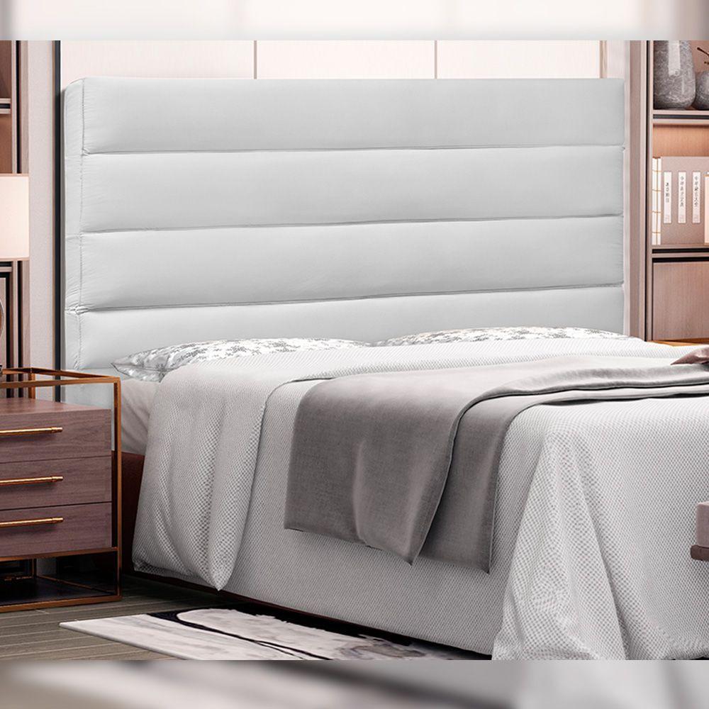 Cabeceira Queen Size 1,60m Guess Pu Branco - 2