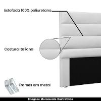 Cabeceira Queen Size 1,60m Guess Pu Branco