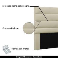 Cabeceira Queen Size 1,60m Guess Pu Marfim