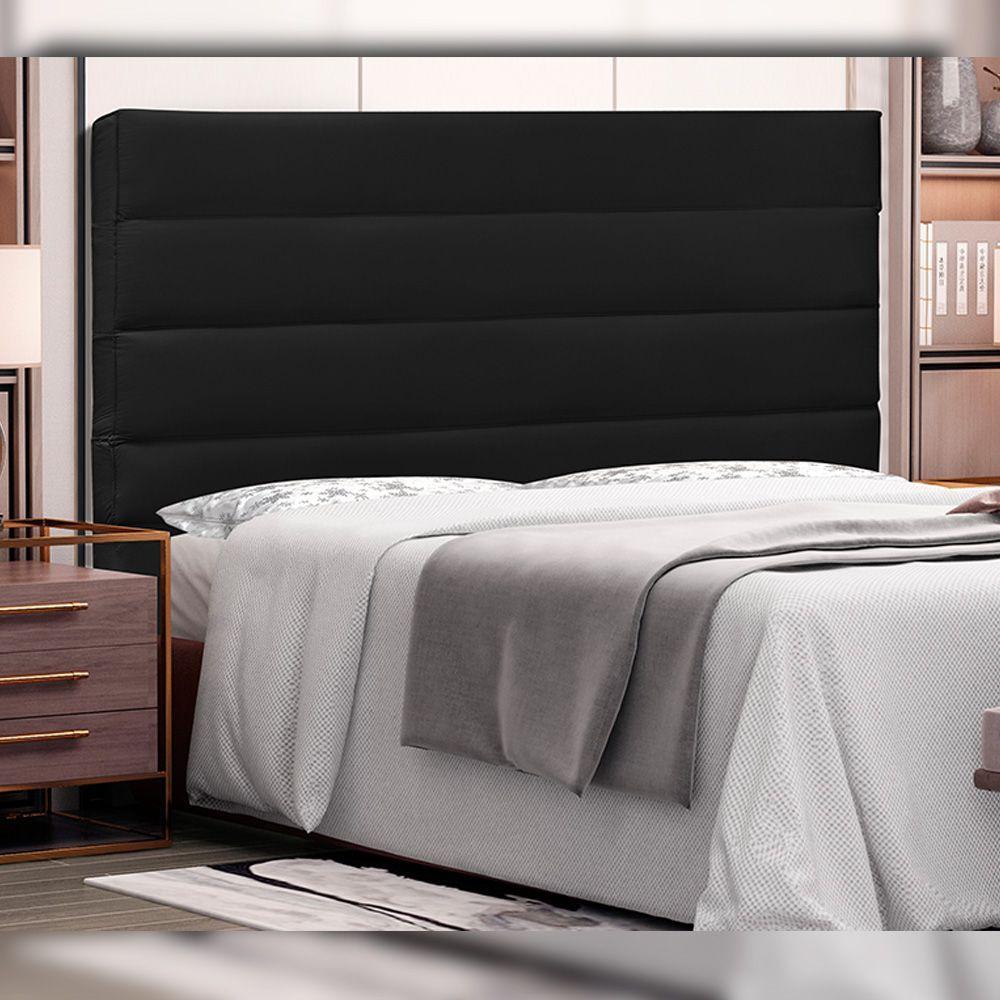 Cabeceira Queen Size 1,60m Guess Pu Preto - 2