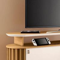 Rack Bancada Para Sala Alba Cinamomo Off White - Hb Móveis - 2