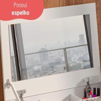 Penteadeira Com 1 Porta Com Espelho E 2 Gavetas 140cm Multimóveis Cr35266 Branco - 5