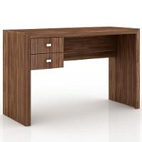 Mesa Para Escritório 02 Gavetas Me4123 Nogal - Tecno Mobili - 4
