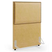 Cabeceira Box Solteiro Com Tachas 100 Cm Vicenza L02 Couríssimo Casco Fendi - Lyam Decor  - 1