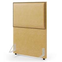 Cabeceira Box Solteiro Com Tachas 100 Cm Vicenza L02 Couríssimo Casco Fendi - Lyam Decor  - 6