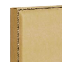 Cabeceira Box Solteiro Com Tachas 100 Cm Vicenza L02 Couríssimo Casco Fendi - Lyam Decor  - 8