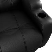 Poltrona Reclinável Do Papai Automática Com Usb E Porta Copos Cherokee Matrix Sintetico Preto