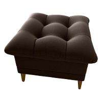 Poltrona De Amamentação Com Puff Montreal Matrix Suede Marrom - 7