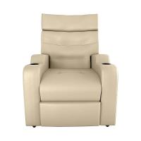 Poltrona Reclinável Do Papai Com Porta Copos Porta Controle Toro Matrix Sintetico Bege