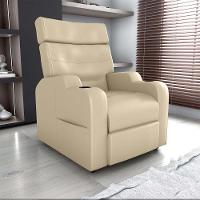 Poltrona Reclinável Do Papai Com Porta Copos Porta Controle Toro Matrix Sintetico Bege - 6