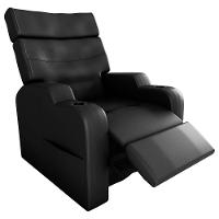 Poltrona Reclinável Do Papai Com Porta Copos Porta Controle Toro Matrix Sintetico Preto - 2