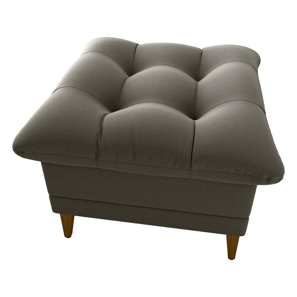 Poltrona De Amamentação Com Puff Montreal Matrix Suede Capuccino - 7