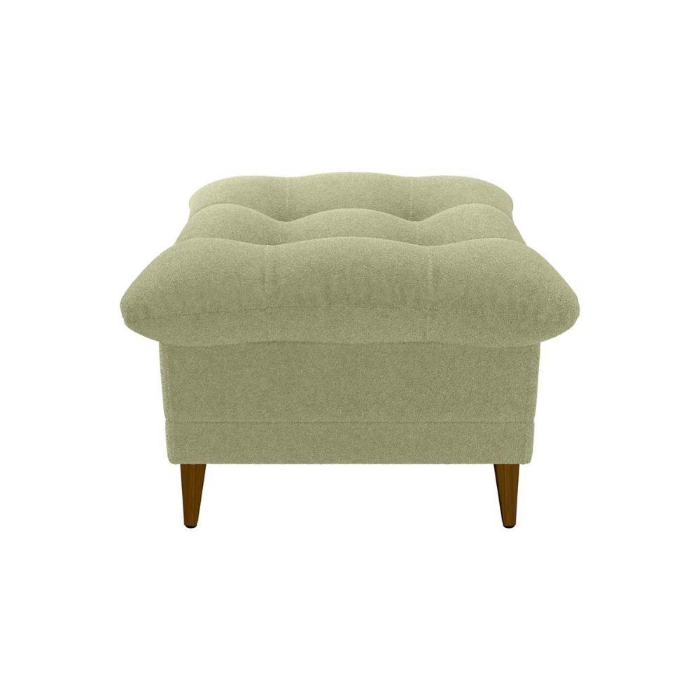 Poltrona De Amamentação Com Puff Montreal Matrix Boucle Oliva - 6