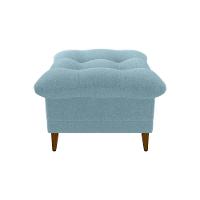 Poltrona De Amamentação Com Puff Montreal Matrix Boucle Azul - 6