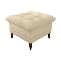 Poltrona De Amamentação Com Puff Montreal Matrix Linho Bege - 5