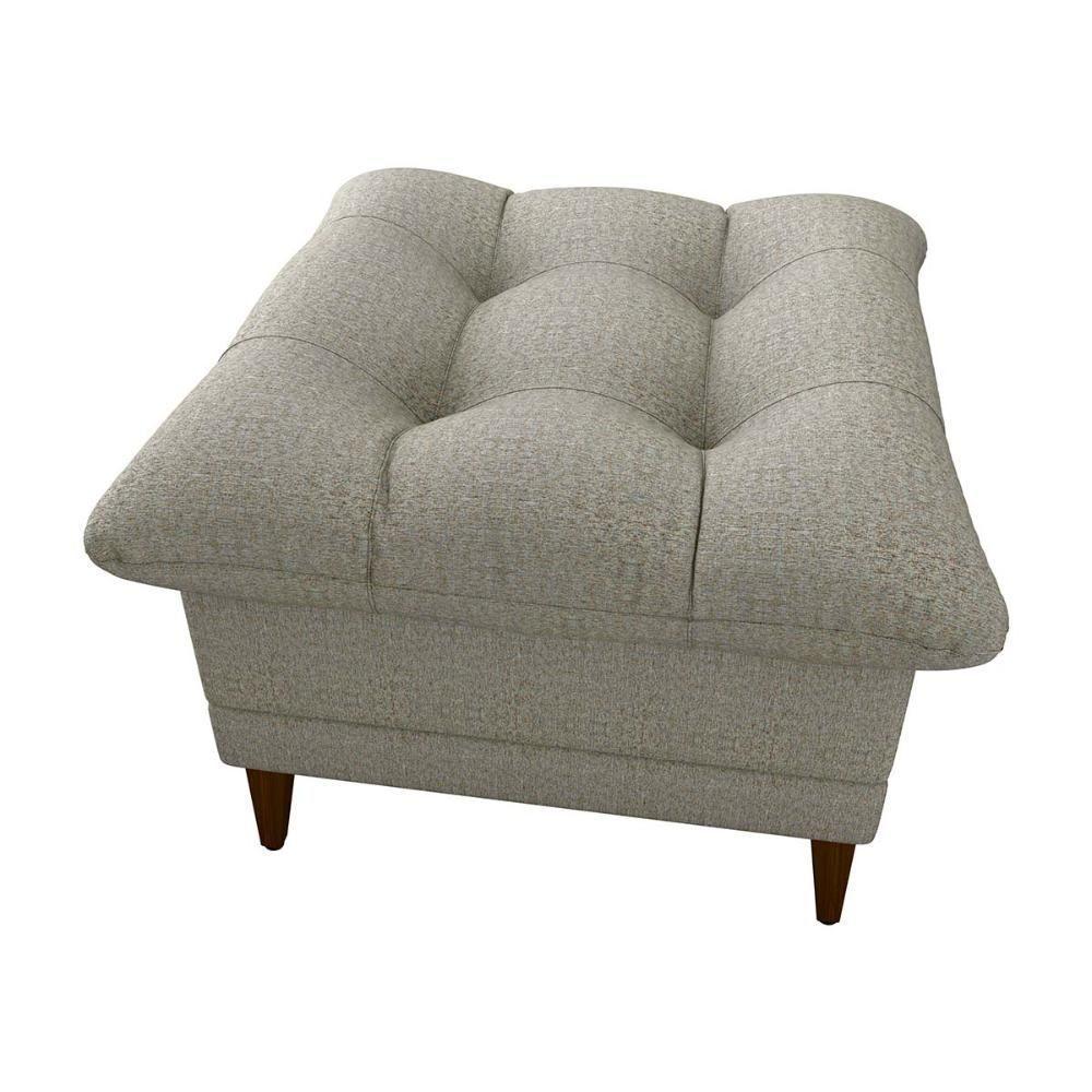 Poltrona De Amamentação Com Puff Montreal Matrix Linho Millenium - 6