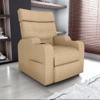 Poltrona Reclinável Do Papai Com Porta Copos Porta Controle Toro Matrix Linho Areia - 3