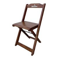 Conjunto Mesa Dobrável Madeira 110x70 Com 6 Cadeiras Personalizada Hei Imbuia - Tarimatã - 3