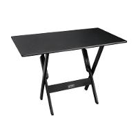 Kit 5 Conjuntos De Mesa Dobráveis De Madeira 70x110cm Com 6 Cadeiras Preta