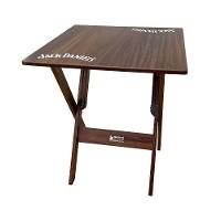 Conjunto Mesa Dobrável Madeira 70x70 Com 4 Cadeiras Personalizada Jack Imbuia - Tarimatã - 2